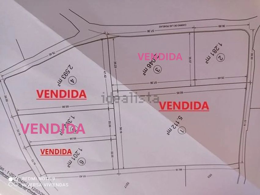 План парцелляции из объявления